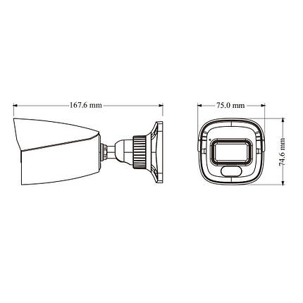IP-відеокамера 4Mp TVT TD-9441S4-C(D/PE/AW2) White f=2.8mm, ІЧ+LED-підсвічування, з мікрофоном (77-00326), фото 3