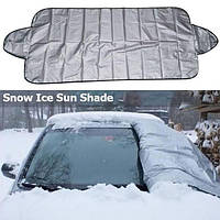 Защита лобового стекла от снега и льда 150смх70см, Зимний чехол для лобового стекла автомобиля TRA