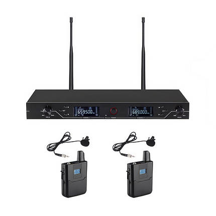 Бездротова мікрофонна система CMX WM-U200C mic(loop)+mic(loop) (16-00020), фото 1
