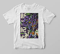 Футболка Аниме Наруто Эвangelion print |Unisex| by FUTBOLKA.TOP | T-shirt Anime Naruto Evangelion print