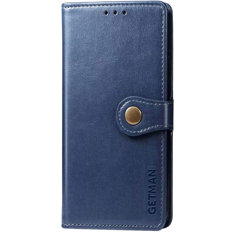 Шкіряний чохол-книжка GETMAN Gallant (PU) для Xiaomi Redmi 9 Синій