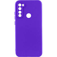 Чехол Silicone Cover Lakshmi Full Camera (A) для Xiaomi Redmi Note 8T, Синий / Iris