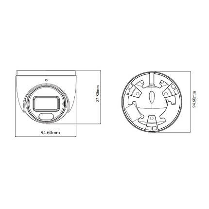 IP-відеокамера 4Mp TVT TD-9544S4-C(D/PE/AW2) Black f=2.8mm, ІЧ+LED-підсвічування, з мікрофоном (77-00331), фото 3