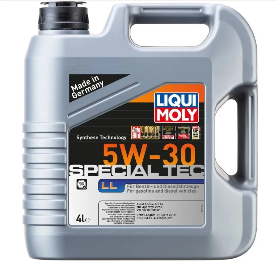Олива моторна LIQUI MOLY Special Tec LL 5W-30 4 л, фото 1