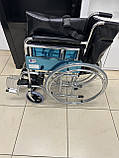 Інвалідний візок сталевий G101 складний Karadeniz Medical, фото 8