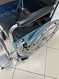 Інвалідний візок сталевий G101 складний Karadeniz Medical, фото 3