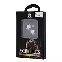 Защита камеры iPhone 15/ 15 Plus ACHILLES, Full Glue Розовый