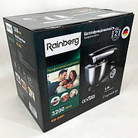 Тестомес миксер Rainberg RB-8081 планетарный кухонный комбайн PC-161 3200 Вт