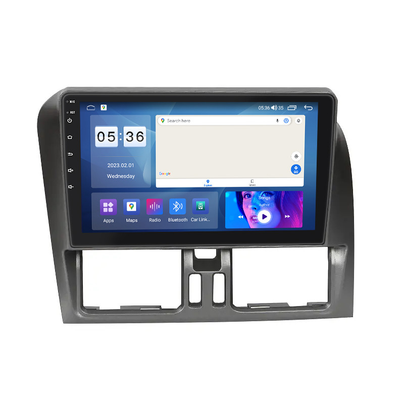 Штатна магнітола Lesko для Volvo XC60 I Рестайлінг 2013-2017 IPS 9" 2/32Gb CarPlay 4G Wi-Fi GPS Prime 4 шт.