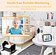 Відеоняня Baby MonitorVB802 з датчиком звуку, нічне бачення + термометр, радіоняня, няня, фото 5