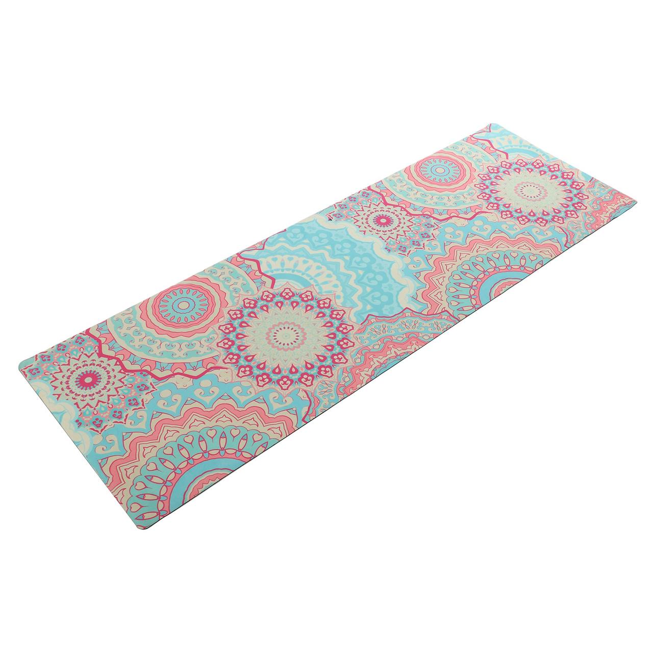 Замшевий двошаровий килимок для йоги 183x61x0.3 см Record FI-5662-47, фото 1