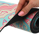 Замшевий двошаровий килимок для йоги 183x61x0.3 см Record FI-5662-47, фото 5