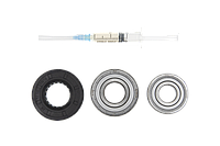 Комплект подшипников SKF 6203+6204 и сальника для стиральной машины Samsung