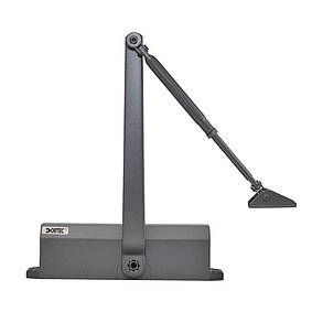 Дверний доводчик Dortec DT-65H Graphite з фіксацією дверей у відчиненому положенні (63-00057), фото 4