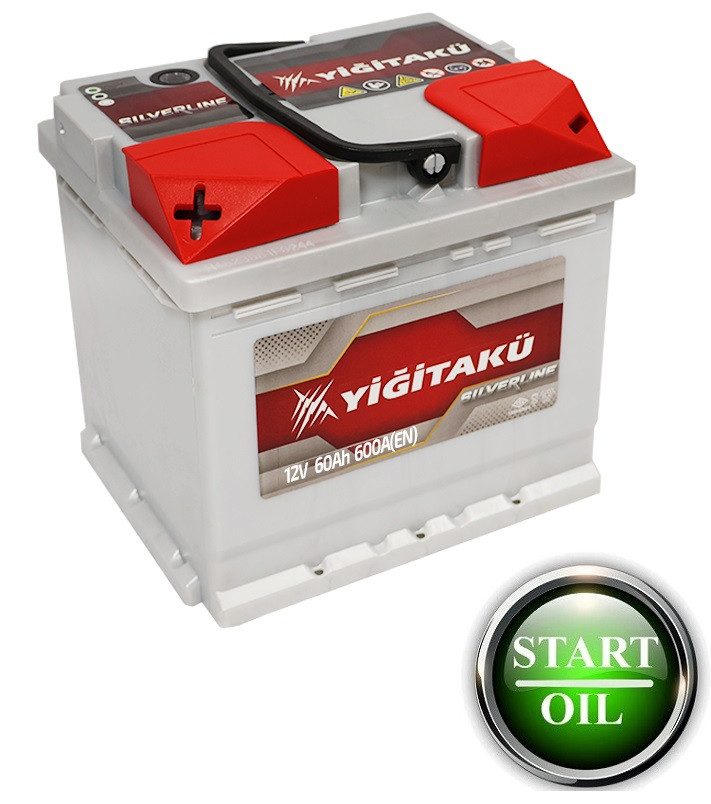 Акумулятор YIGITAKU MF 60Ah 600A L+