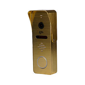 Комплект відеодомофона Light Vision: домофон 7" AMSTERDAM FHD White та відеопанель RIO FHD Gold (82-00206-82-00214), фото 4