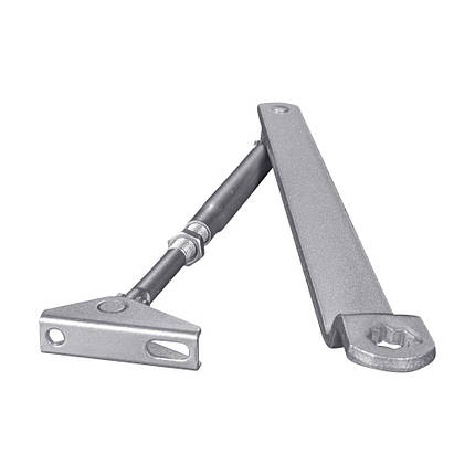 Коліно для доводчиків Dortec DT65ARM Silver з фіксацією дверей у відчиненому положенні (63-00049), фото 3