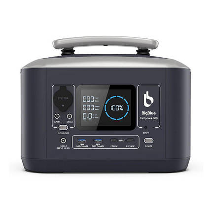 Портативна зарядна станція BigBlue CP600 600W 537.6Wh (42-00115), фото 1