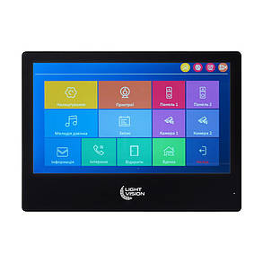 Відеодомофон 10" WiFi Tuya Light Vision SINGAPORE (AI) FHD Black (82-00239), фото 1
