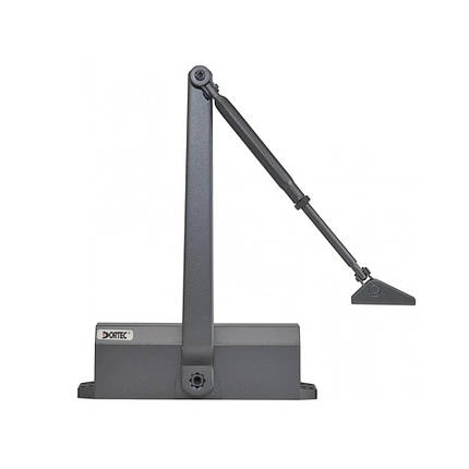 Дверний доводчик Dortec DT-64H Graphite з фіксацією дверей у відчиненому положенні (63-00055), фото 3