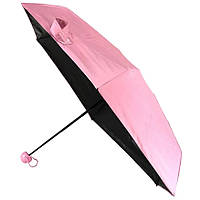 Зонты для девушек | Качественный женский зонт | Мини зонт mybrella | Карманный зонтик. TK-410 Цвет: розовый