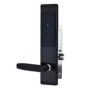 Замок електромеханічний автономний Trinix TRL-5102BT Black Right з Bluetooth і зчитувачем Mifare (65-00038), фото 3