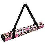 Замшевий двошаровий килимок для йоги 183x61x0.3 см Record FI-5662-48, фото 8