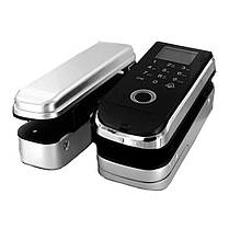 Замок біометричний автономний на скляні двері Trinix TRL-3303BG зі зчитувачем відбитків пальців і карт EM-Marine (65-00004), фото 2