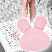 Силиконовый коврик-мочалка для ванной массажный LY-438, Универсальный коврик-щетка для всего тела TRA
