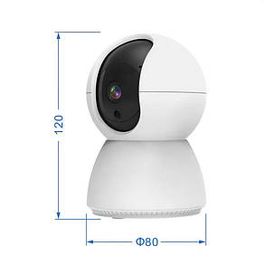 IP-відеокамера поворотна з WiFi 2Mp Light Vision VLC-6492S(Tuya) f=3.6mm (75-00183), фото 4