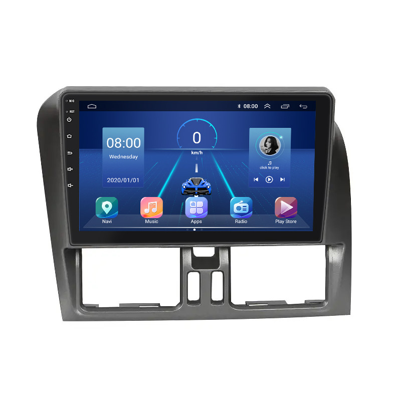 Штатна магнітола Lesko для Volvo XC60 I Рестайлінг 2013-2017 екран 9" 2/32Gb 4G Wi-Fi GPS Top