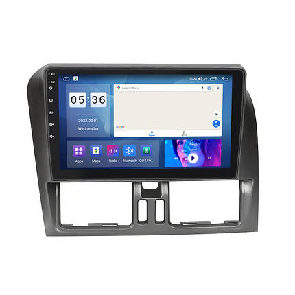 Штатна магнітола Lesko для Volvo XC60 I Рестайлінг 2013-2017 IPS 9" 2/32Gb CarPlay 4G Wi-Fi GPS Prime, фото 1