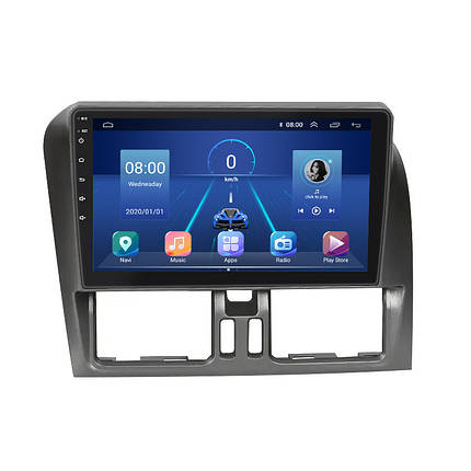 Штатна магнітола Lesko для Volvo XC60 I Рестайлінг 2013-2017 екран 9" 4/64Gb 4G Wi-Fi GPS Top, фото 1