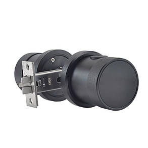 Замок біометричний автономний Trinix TRL-5106BTF Black з Bluetooth, зчитувачем відбитків пальців і карт Mifare (65-00021), фото 1