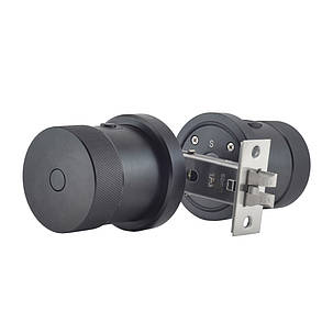 Замок біометричний автономний Trinix TRL-5106BTF Black з Bluetooth, зчитувачем відбитків пальців і карт Mifare (65-00021), фото 3