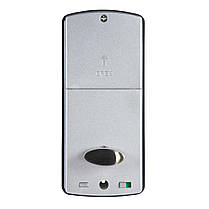 Замок біометричний автономний Trinix TRL-5203BTF Silver Left з Bluetooth, зчитувачем відбитків пальців і карт Mifare (65-00055), фото 5