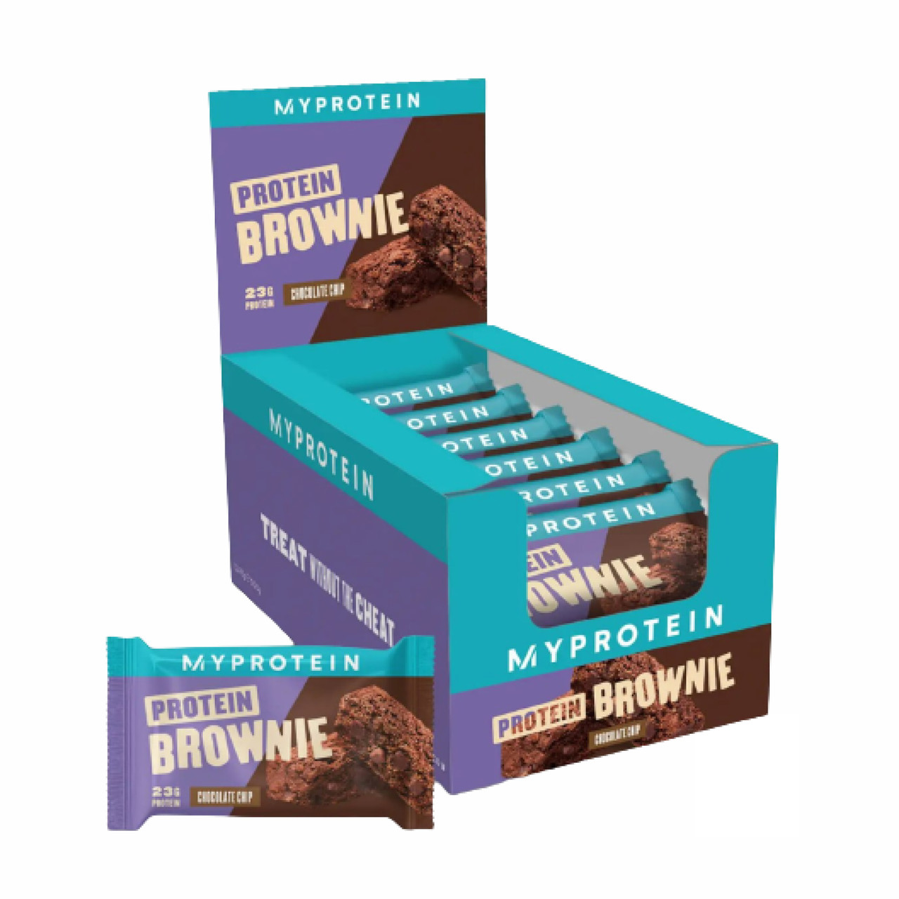 Protein Brownie - 12x75g Chocolate Chunk, фото 1
