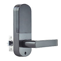 Замок біометричний автономний Trinix TRL-5107BTF Black Left з Bluetooth, зчитувачем відбитків пальців і карт Mifare (65-00046), фото 5