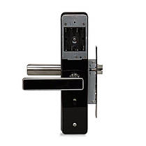 Замок біометричний автономний Trinix TRL-5303BTF Silver з Bluetooth, зчитувачем відбитків пальців і карт Mifare (65-00060), фото 5