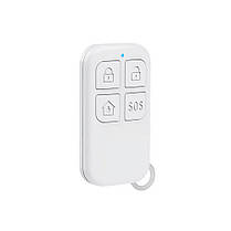 Радіобрелок Trinix TRX-KEY01/W для керування бездротовою охоронною сигналізацією (27-00063), фото 4