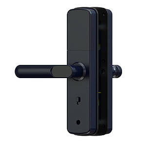 Замок біометричний автономний Trinix TRL-5204BTF Black з Bluetooth, зчитувачем відбитків пальців і карт Mifare (65-00066), фото 4