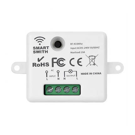 Розумне реле з WiFi Trinix TRX-WC01(WiFi)10А (28-00028), фото 1