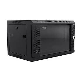 Комутаційна шафа NVC-6U/600x450x350 Black (25-00067)