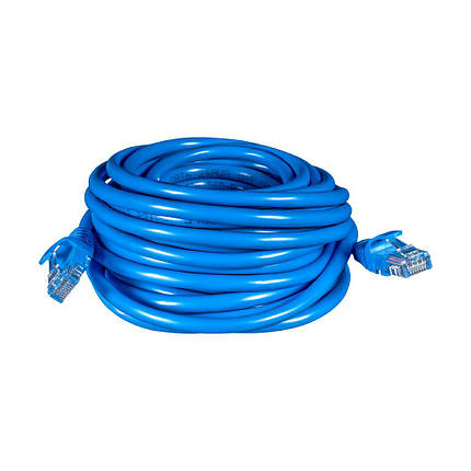 Патч-корд мережевий E-NET UTP, RJ-45, CAT.5/CAT.6, 5m (25-00107), фото 1