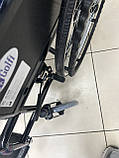 Інвалідний візок G100 складний сталевий Karadeniz Medikal, фото 5