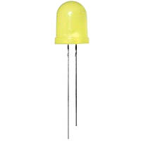 Світлодіод вивідний 10 мм Жовтий