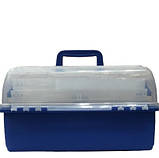 Органайзер коробка ящик для рибальських снастей із полицями Kaida, фото 6