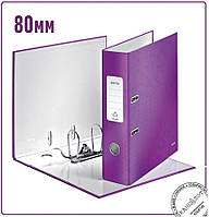 Папка-реєстратор LEITZ WOW А4, 80мм, фіолетовий(1005-00-62)