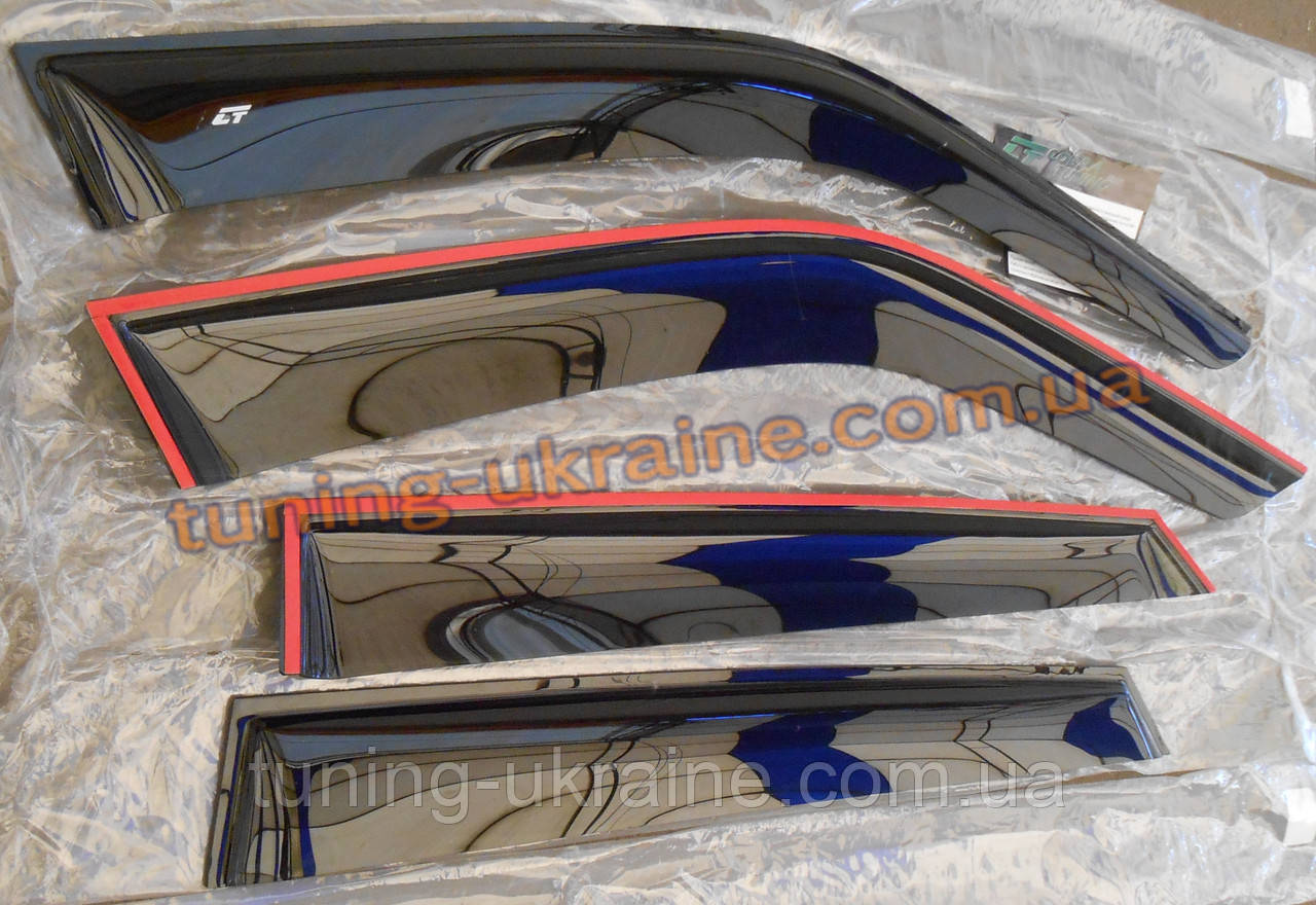 Дефлекторы окон (ветровики) COBRA-Tuning на TOYOTA YARIS/VITS 5D 1999-05 - фото 7 - id-p389758422