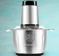 Подрібнювач кухонний для продуктів YXY-JD-561 з 2-літровою металевою чашею і 2 швидкостями 1000 Вт